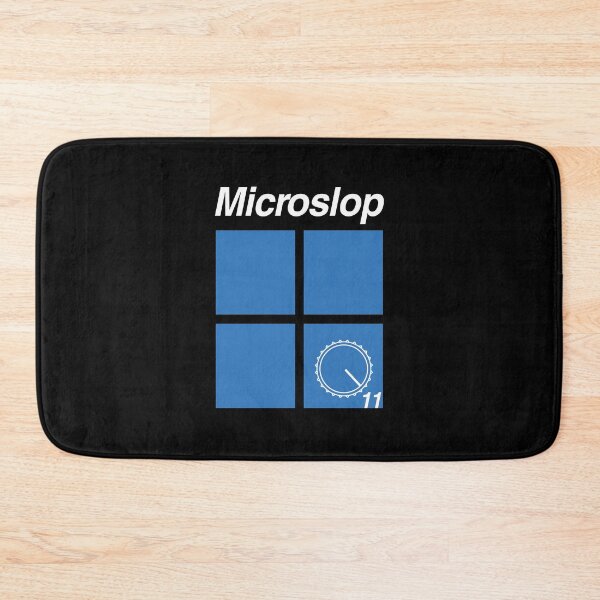 Item preview, Microslop Windows 11 - Spinal Tap Dial To 11 (White Text) designed and sold by ClownshoesOffic.