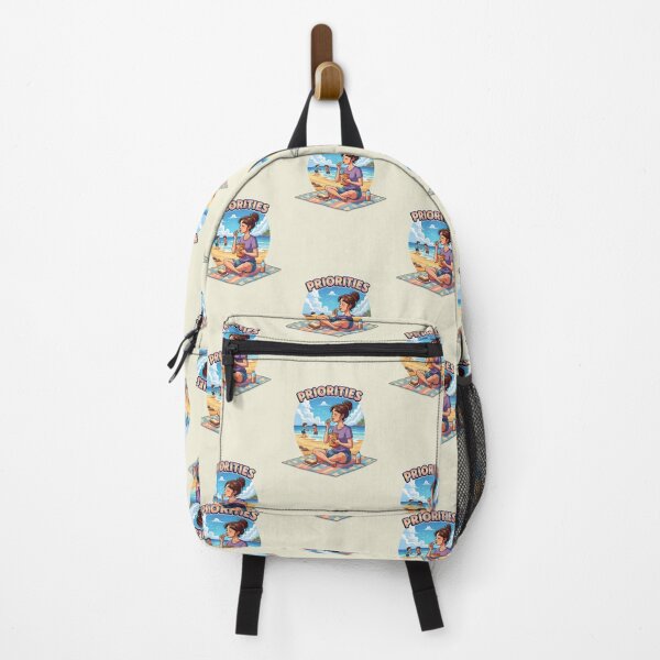 Item preview, Mom Priorities – Funny Beach Snack Mom Design designed and sold by Sea Gem.