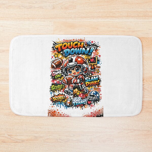 Item preview, Dribble Dreamer – Kawaii Graffiti Touchdown designed and sold by Joyfulfabric.
