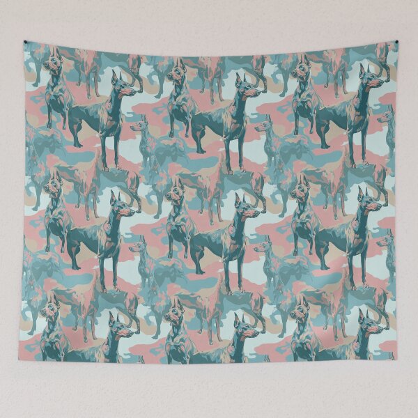 Item preview, Trendy Woodland Dog Camo Texture  - Secret Santa Gifts designed and sold by RoyalStarsPatts.