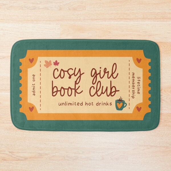 Item preview, cosy girl book club ticket designed and sold by MoTaraDesigns.