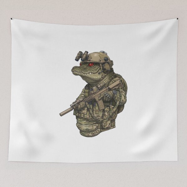 Item preview, Tactical Crocodile designed and sold by RAWLIFEGRAPHIC.