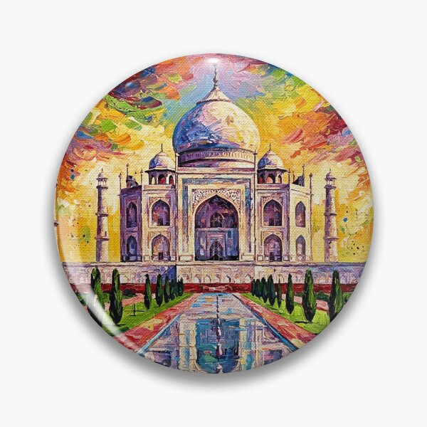 Item preview, Sunset Over The Taj Mahal designed and sold by Natalie Holland.