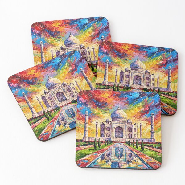 Item preview, Sunset Over The Taj Mahal designed and sold by Natalie Holland.