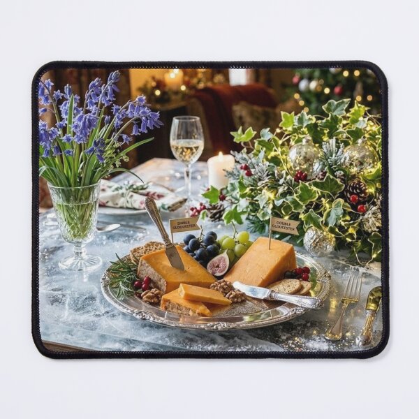 Item preview, Elegant Gloucester Cheese Display designed and sold by Uniqueartai.
