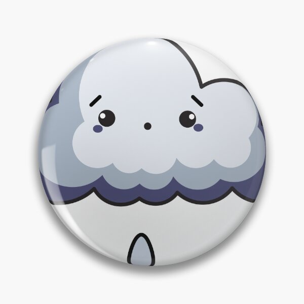 Item preview, Drained Rain Cloud – Kawaii Weather Sticker designed and sold by randomblink.