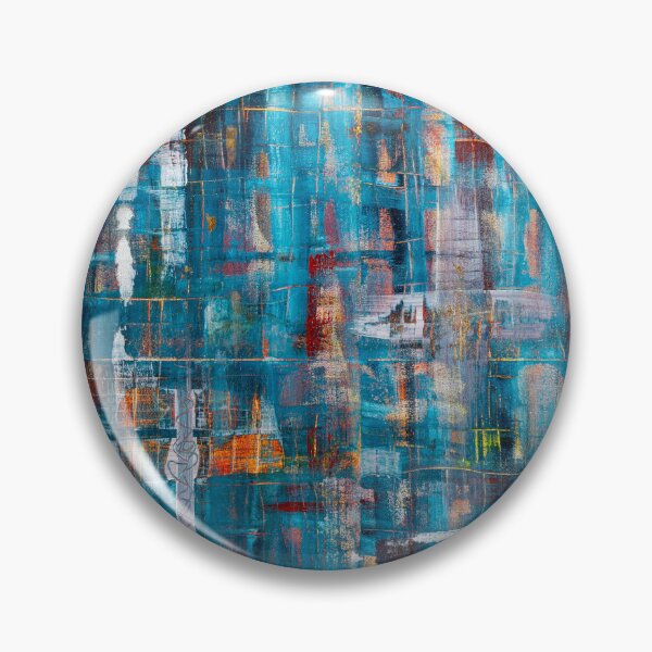Item preview, Acrylic Painting Azul City Drealm designed and sold by Drealm.