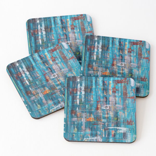 Item preview, Acrylic Painting Azul City Drealm designed and sold by Drealm.