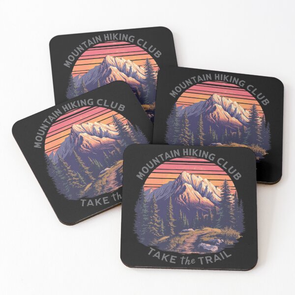 Item preview, Mountain Hiking Club – Trail Explorer designed and sold by KapiPrint.