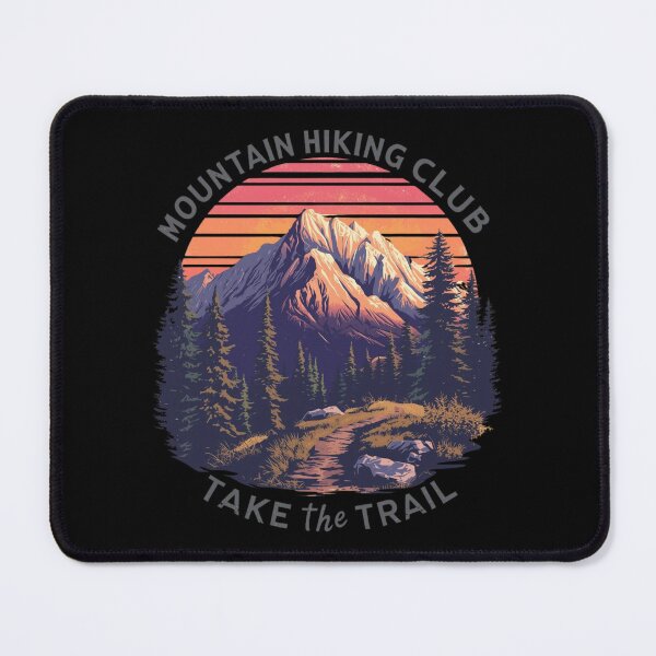 Item preview, Mountain Hiking Club – Trail Explorer designed and sold by KapiPrint.