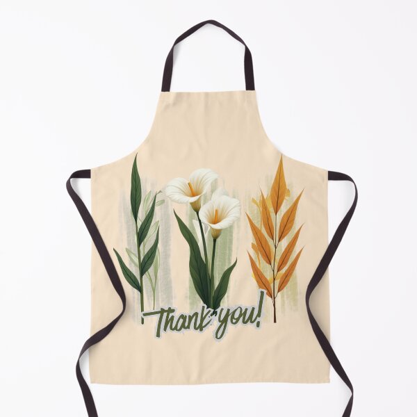 Item preview, Thank You Calla Lily - Floral Brushstroke Triptych Design designed and sold by PriyaMagic.