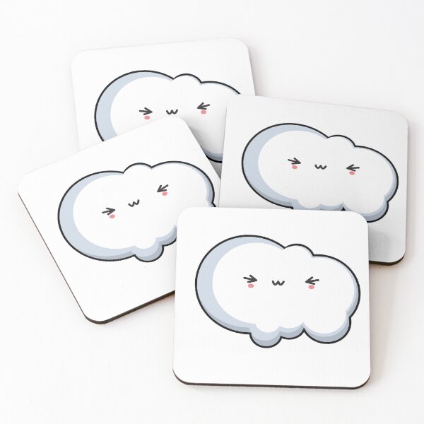 Item preview, Content Cloud – Kawaii Weather Sticker designed and sold by randomblink.
