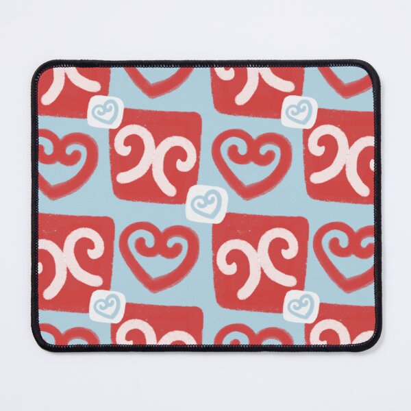 Item preview, Kazakh Ornament Heart Seamless Pattern Design designed and sold by aikdreams.