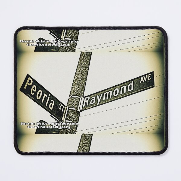 Item preview, Peoria Street & Raymond Avenue, Pasadena, California by Mistah Wilson designed and sold by The Street Sign Store.