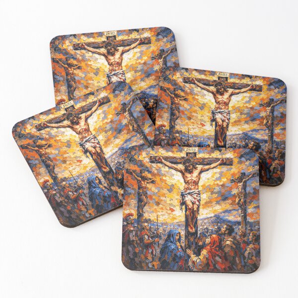 Item preview, Jesus Christ Crucifixion Scene Painting designed and sold by McZerrill.