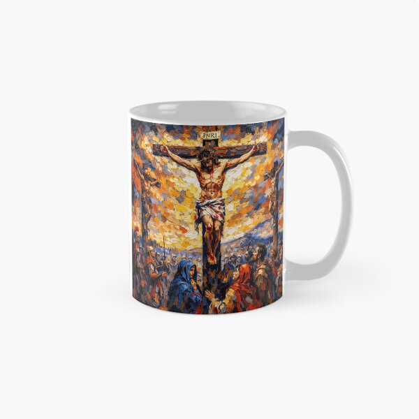 Item preview, Jesus Christ Crucifixion Scene Painting designed and sold by McZerrill.
