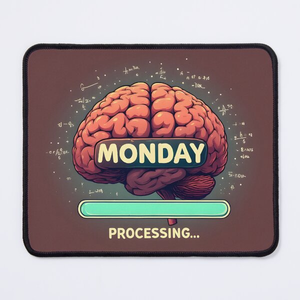 Item preview, Funny Monday Brain Still Processing  designed and sold by owi-art.