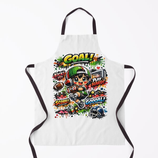 Item preview, Goal Dreamer – Kawaii Graffiti Soccer designed and sold by Joyfulfabric.