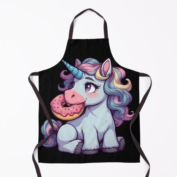 Item preview, Unicorn Eating Donut - Sweet Tooth Unicorn Delight designed and sold by Karolina’s Cozy Creations.