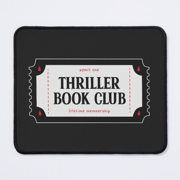 Item preview, thriller book club ticket  designed and sold by MoTaraDesigns.