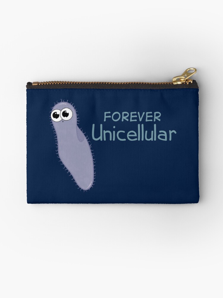 Thumbnail 1 of 4, Zipper Pouch, Forever Alone Paramecium designed and sold by amoebasisters.