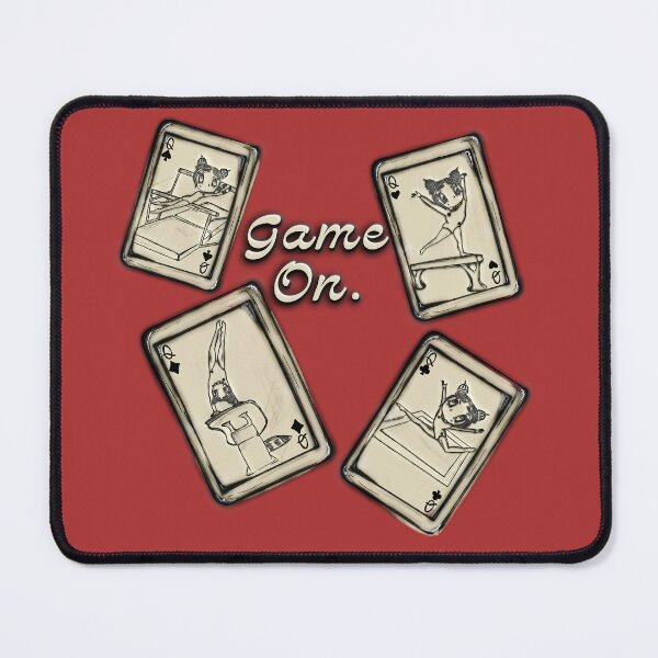Item preview, Game on gymnastics champion cards designed and sold by MixedHerbs.