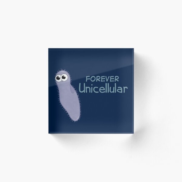 Forever Alone Paramecium Acrylic Block