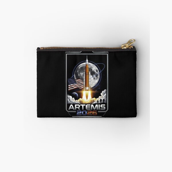 Item preview, Artemis 2026 Moon Mission Rocket Launch American Space Program Classic T-Shirt designed and sold by kittens2doggy.