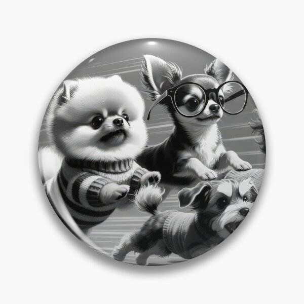 Item preview, Silly Zoomies Dogs in Sweaters and Glasses designed and sold by Mario  Rojas.