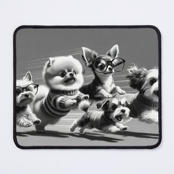 Item preview, Silly Zoomies Dogs in Sweaters and Glasses designed and sold by Mario  Rojas.