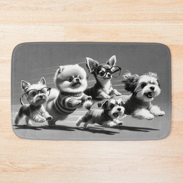Item preview, Silly Zoomies Dogs in Sweaters and Glasses designed and sold by Mario  Rojas.