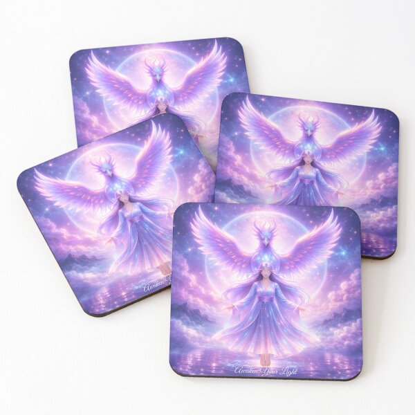 Item preview, Awaken your light - Pastel Phoenix Spiritual Art designed and sold by coolt19.