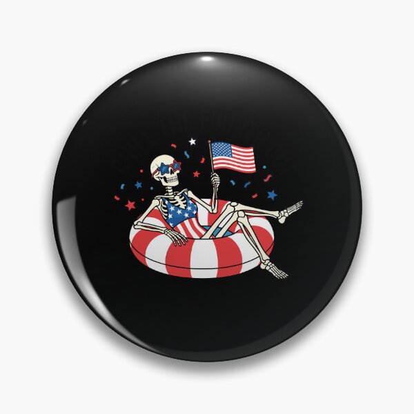 Item preview, Women 4th of July Skeleton Pool Party designed and sold by KroghDs.