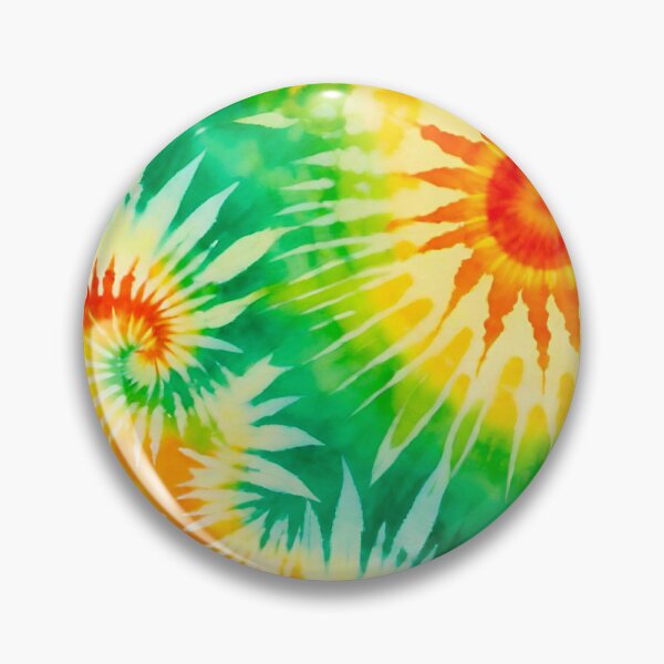 Item preview, Vibrant Yellow Orange Green Spiral Tie Dye Pattern designed and sold by Vileprint.