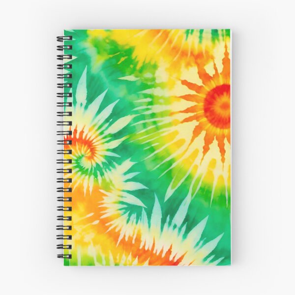 Item preview, Vibrant Yellow Orange Green Spiral Tie Dye Pattern designed and sold by Vileprint.