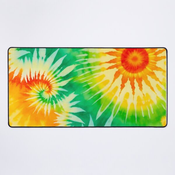 Item preview, Vibrant Yellow Orange Green Spiral Tie Dye Pattern designed and sold by Vileprint.