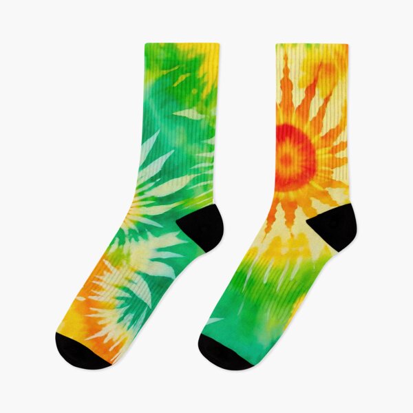 Item preview, Vibrant Yellow Orange Green Spiral Tie Dye Pattern designed and sold by Vileprint.