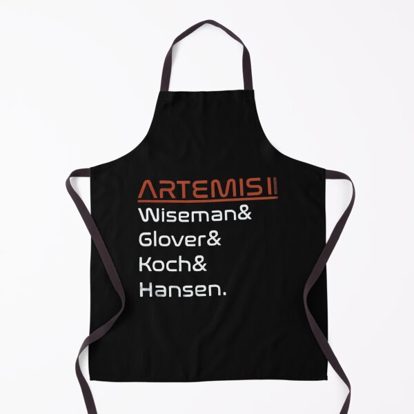 Item preview, Artemis II Crew Names Wiseman Glover Koch Hansen Moon Mission Classic T-Shirt designed and sold by kittens2doggy.