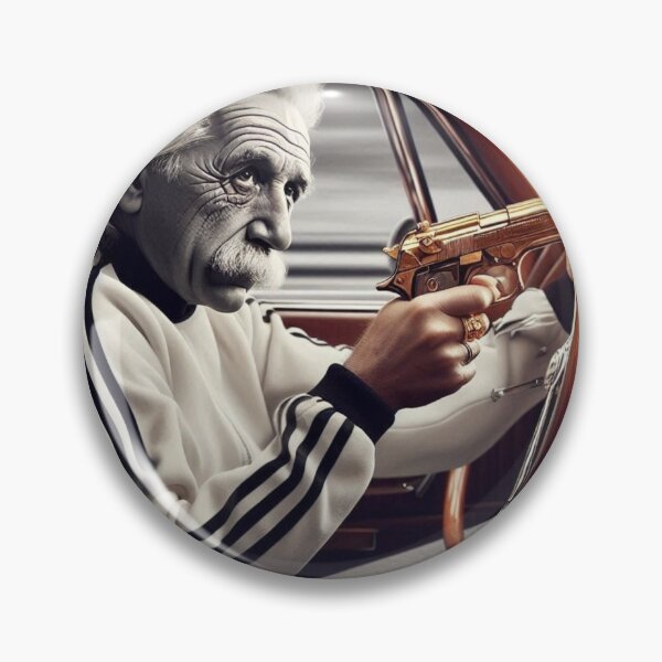 Item preview, “RELATIVITY IN DRIVE‑BY MODE — Genius Gone Rogue” designed and sold by Print Fiction.