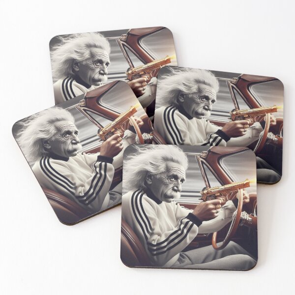 Item preview, “RELATIVITY IN DRIVE‑BY MODE — Genius Gone Rogue” designed and sold by Print Fiction.