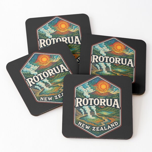 Item preview, Rotorua New Zealand Trippy Travel designed and sold by TomFrontierArt.