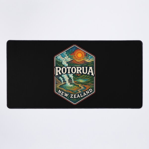 Item preview, Rotorua New Zealand Trippy Travel designed and sold by TomFrontierArt.