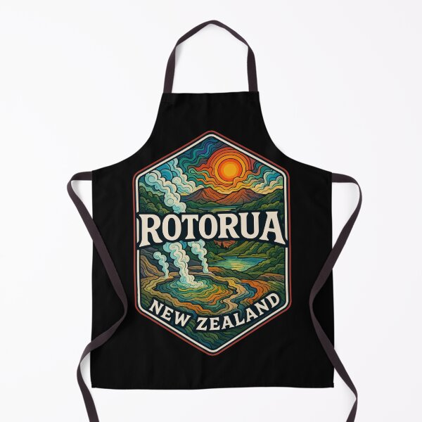 Item preview, Rotorua New Zealand Trippy Travel designed and sold by TomFrontierArt.