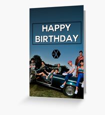 Exo Grußkarte