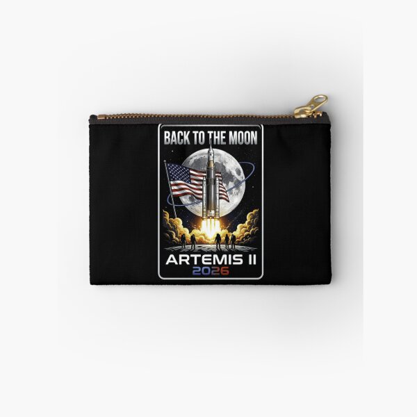 Item preview, Back To The Moon Artemis II 2026 Astronaut Launch Poster Classic T-Shirt designed and sold by kittens2doggy.