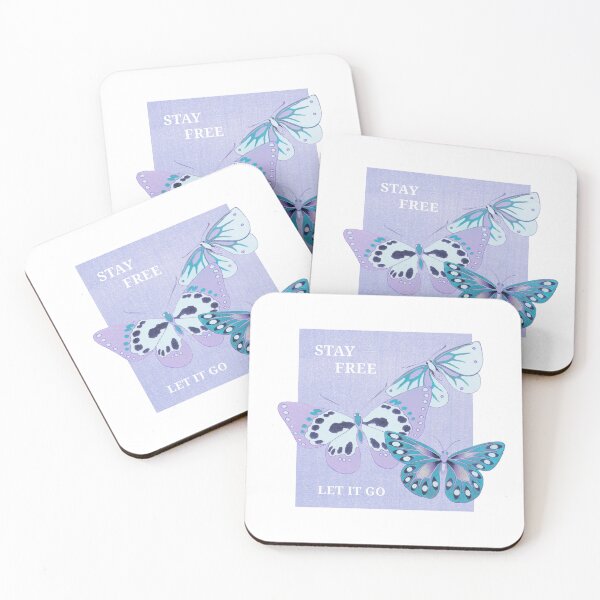 Item preview, stay free, let it go // retro butterfly aesthetic designed and sold by zlivy.