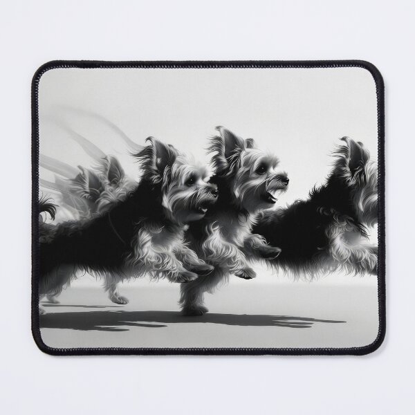 Item preview, Zoomies Yorkies in Motion Blur designed and sold by Mario Rojas.