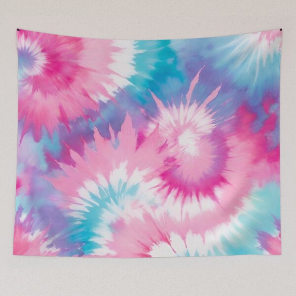 Item preview, Pastel Pink Blue Purple Tie Dye Pattern designed and sold by Vileprint.