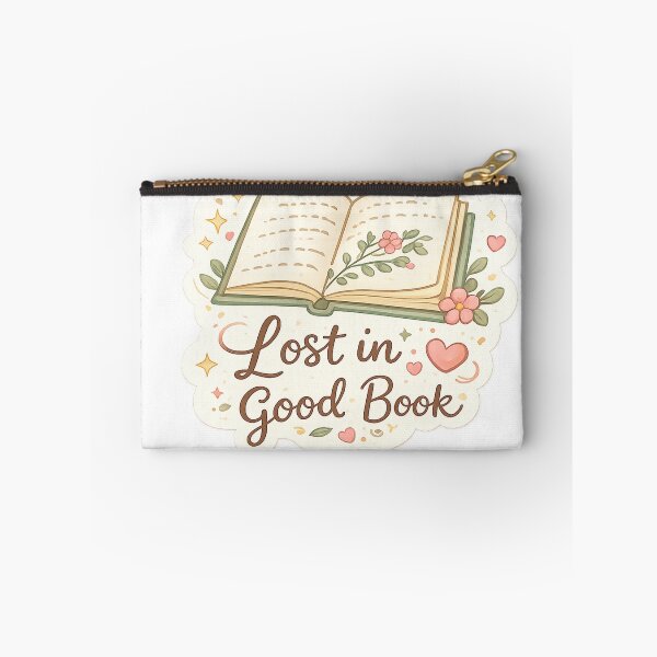 Item preview, Lost in a Good Book – Reading Aesthetic Pastel Sticker designed and sold by S-A-KDesign.