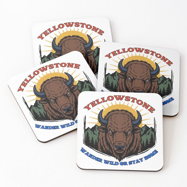 Item preview, Yellowstone Bison Wander Wild or Stay Home designed and sold by TeeARTHY.